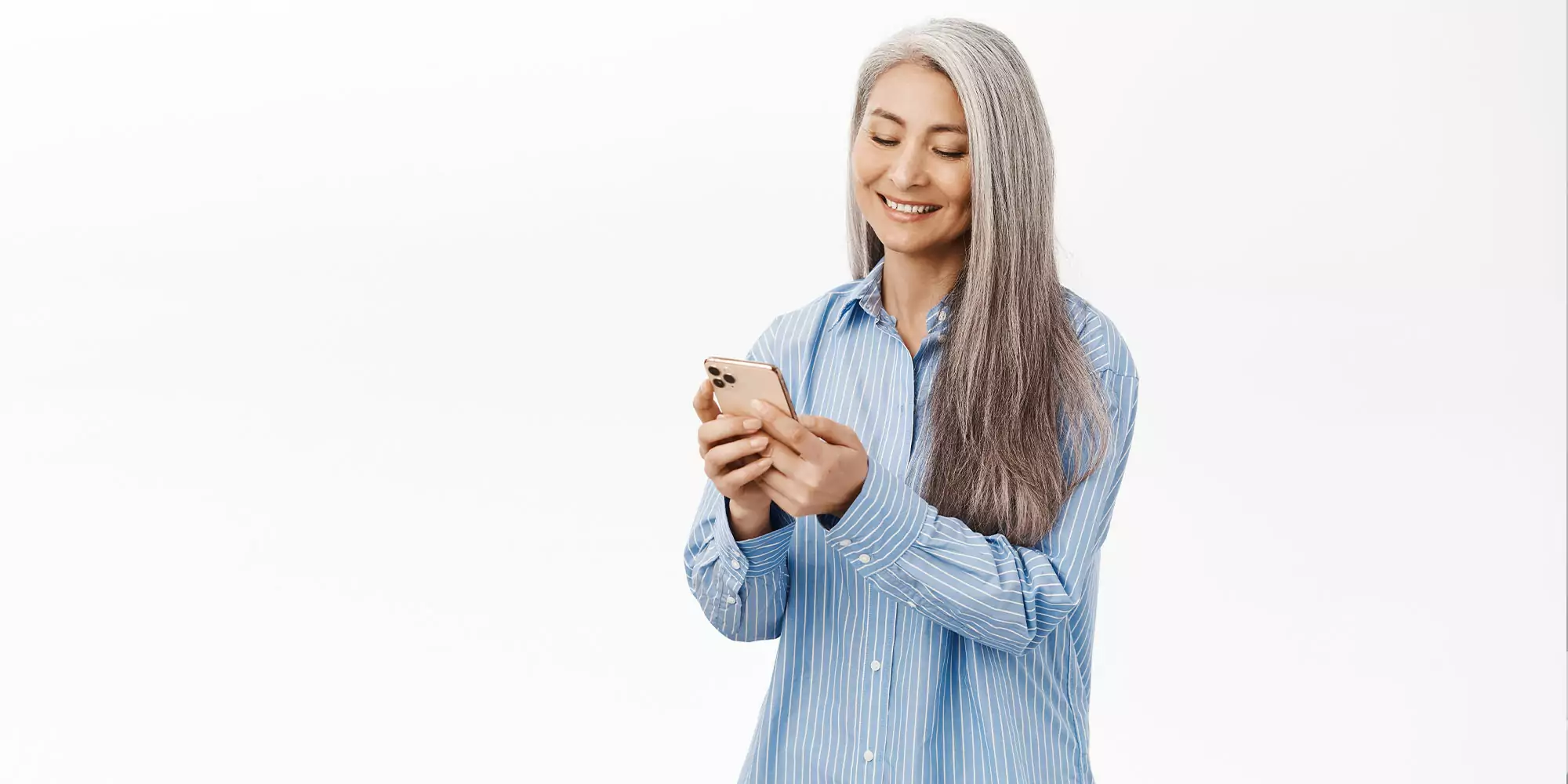 dental patient with phone making call
